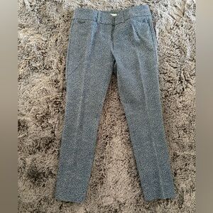 LOFT Modern Skinny Ankle Pants in Blue and White